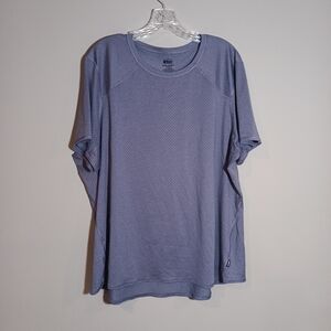 REI Co-op Lightweight Base Layer Crew Top  Women's Heathered Purple Size 2XL
